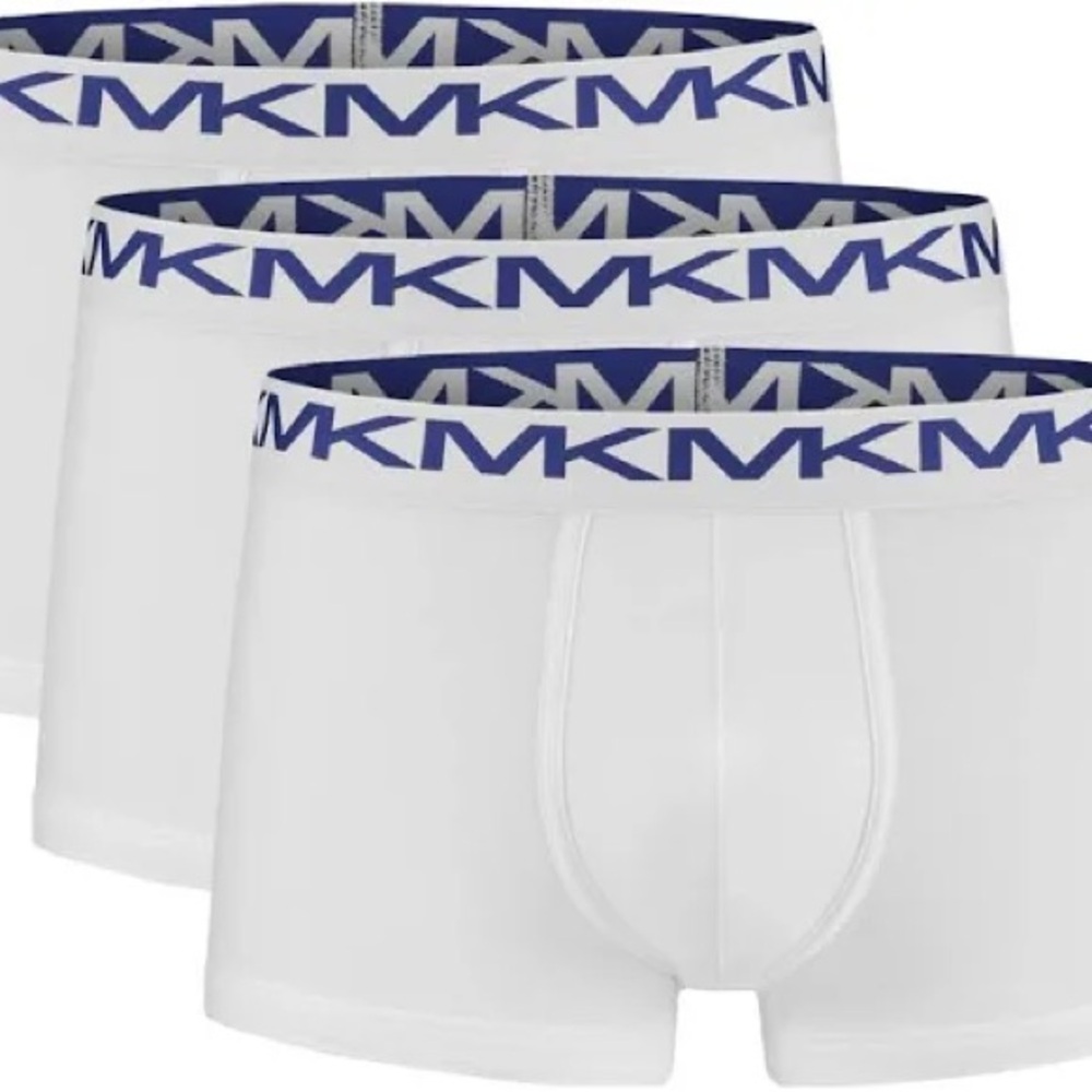 Michael Kors Men's White Boxer Briefs - 3 Pack